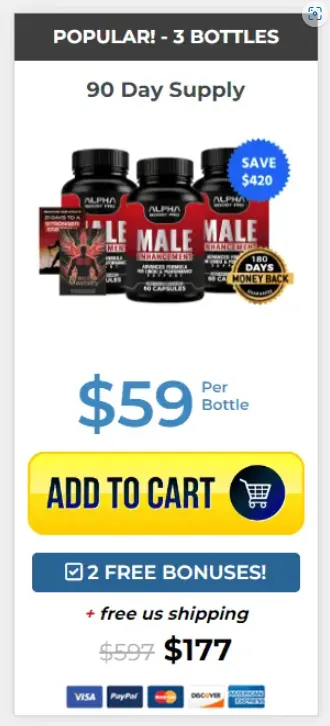 Buy Alpha Boost Pro 3 Bottles
